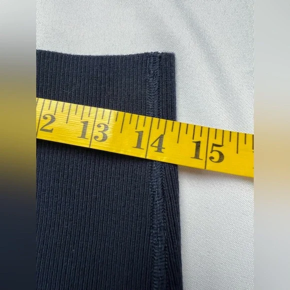 Theory Silk Pinstripe Maternity Jogger Pants - Picture 4 of 12